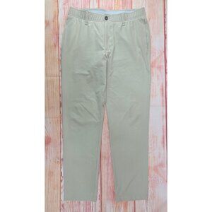 Under Armour Mens Pants 34/30 Beige Stretch
